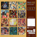 Klee: Rectangular Colours - Jaarkalender 2027 – achterkant met overzicht van alle afbeeldingen, 30 × 30 cm