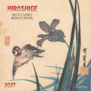Hiroshige: Woodblock - Jaarkalender 2027 – voorkant, 30 × 30 cm