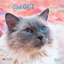 Cool Cats - Jaarkalender 2027 – voorkant, 30 × 30 cm