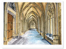 Kloostergang Domkerk, Utrecht (origineel aquarel)
