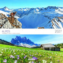 Alpes - Jaarkalender 2027 – voorkant, 30 × 30 cm