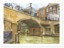 Bezembrug, Utrecht (origineel aquarel) - Catch Utrecht
