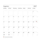 Blanco - Maandkalender 2027 - Catch Utrecht