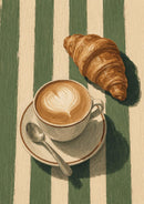 Cappuccino en croissant II - Keukenkunst - Catch Utrecht