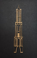 Domtoren op hout (donker) - OUTLET - Catch Utrecht