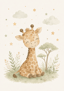 Girafje poster - Kinderkamer - Catch Utrecht
