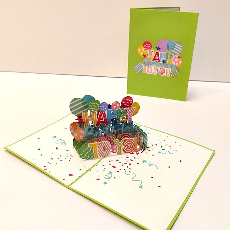 Happy Birthday - Pop - Up kaart - Catch Utrecht