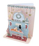 Katten bij piano - Kerst Pop - Up kaart - Catch Utrecht