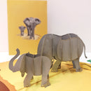 Olifanten - Pop - Up kaart - Catch Utrecht