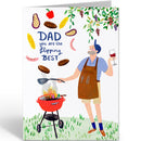 Vaderdagkaart met een barbecue van Reddish Design