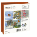 Robins in the Snow, Elwin van der Kolk, Vogelbescherming (incl. sluitstickers) - Catch Utrecht