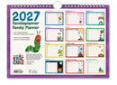 Weekindeling van de Rupsje Nooitgenoeg familieplanner 2027