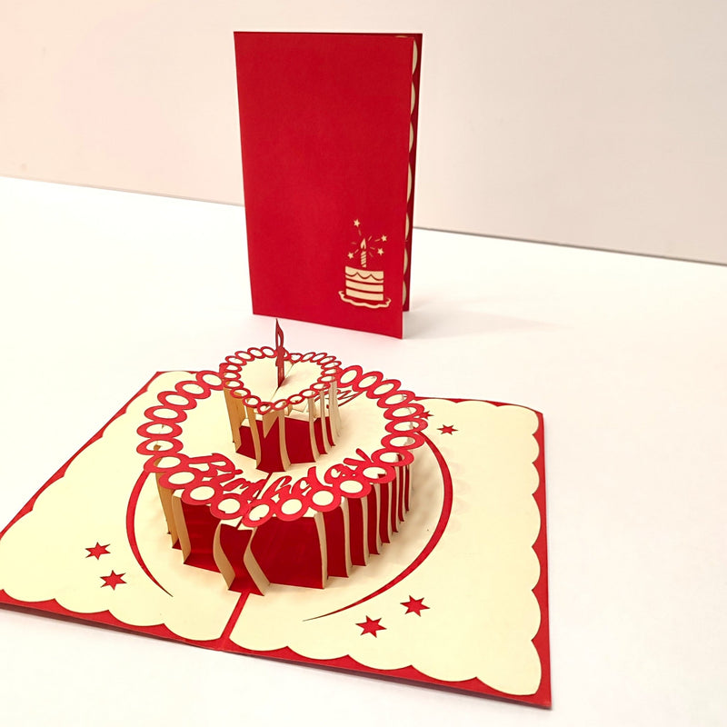 Verjaardagstaart - Pop - Up kaart - Catch Utrecht