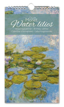 Water lilies, Claude Monet, verjaardagskalender - Catch Utrecht