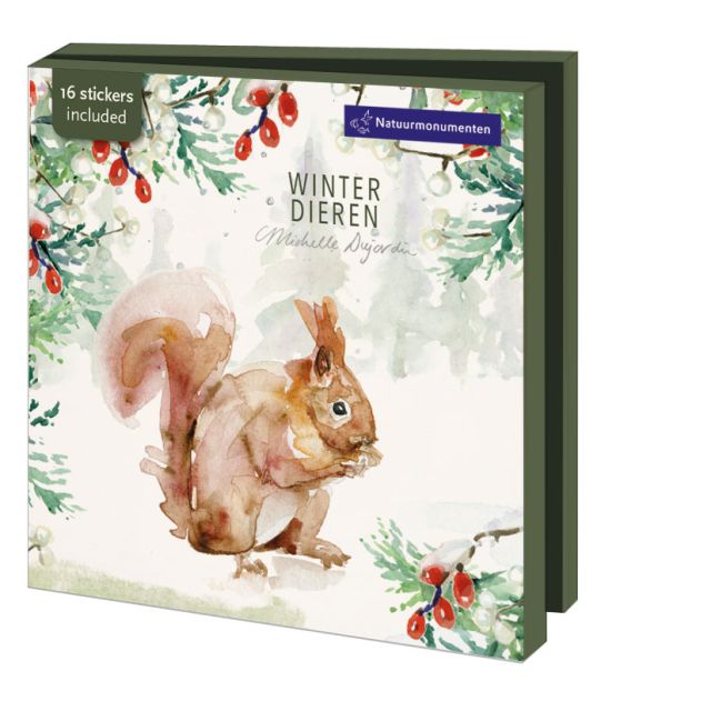 Winter Animals, Michelle Dujardin, Natuurmonumenten (incl. sluitstickers) - Catch Utrecht