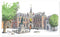 Academiegebouw, Utrecht (origineel aquarel) - Catch Utrecht