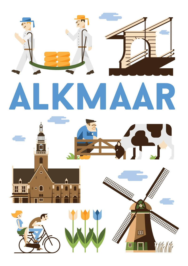 Ansichtkaart Iconisch, Alkmaar - Catch Utrecht