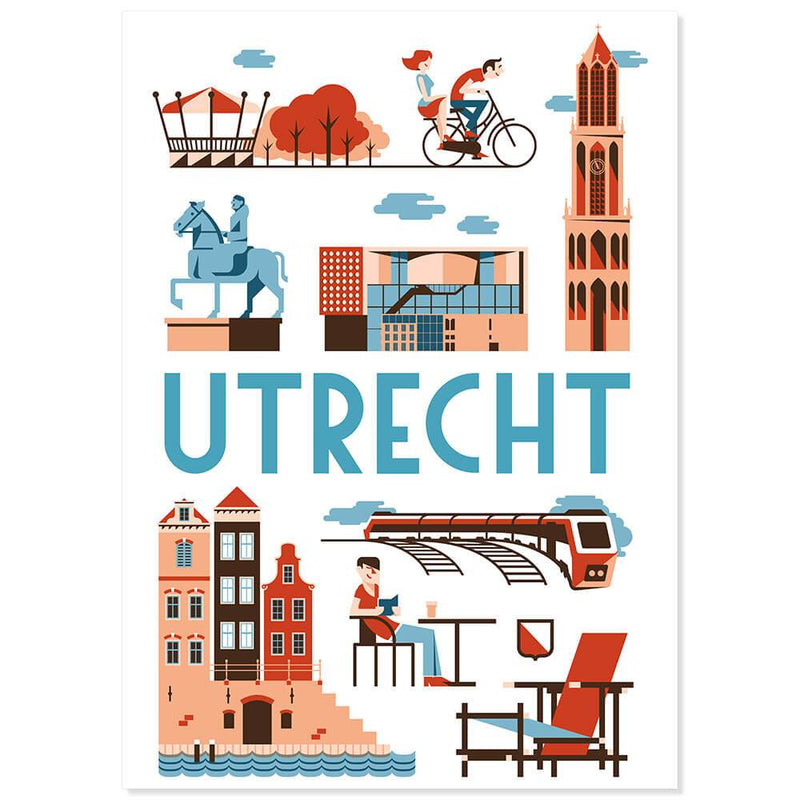 Ansichtkaart Iconisch, Utrecht (2 versies) - Catch Utrecht
