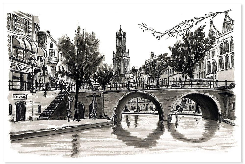 Bakkerbrug, zwart/wit Utrecht - Catch Utrecht