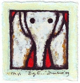 Big E (op canvas) - Catch Utrecht