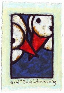 Birds (op canvas) - Catch Utrecht
