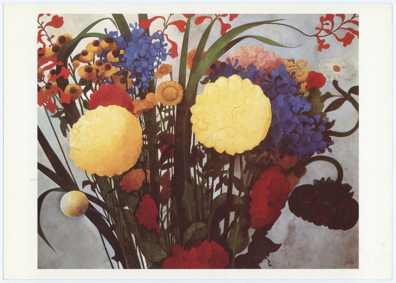 Bloemen - Edward Burra postkaart - Catch Utrecht