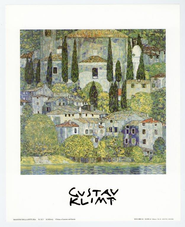 Chiesa a Cassone sul Garda (mini poster) - Catch Utrecht