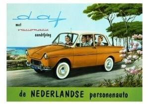 Daf auto variomatic - Charles Burki postkaart - Catch Utrecht