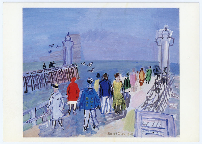De pier van Deauville - Raoul Dufy postkaart - Catch Utrecht