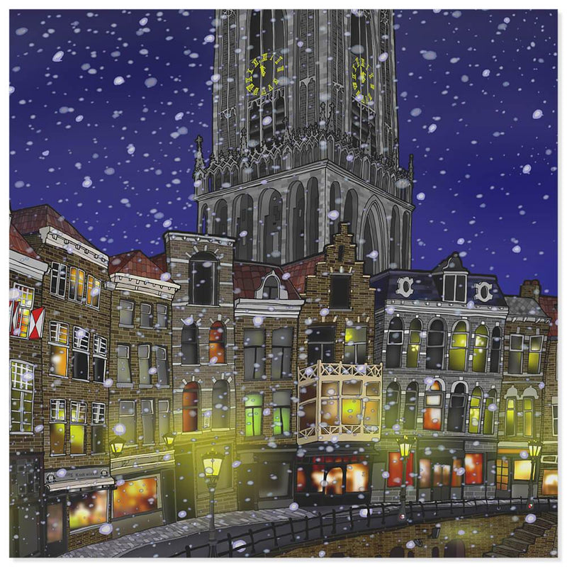 Dom vanaf de Stadhuisbrug, Utrecht (3 versies) - Catch Utrecht