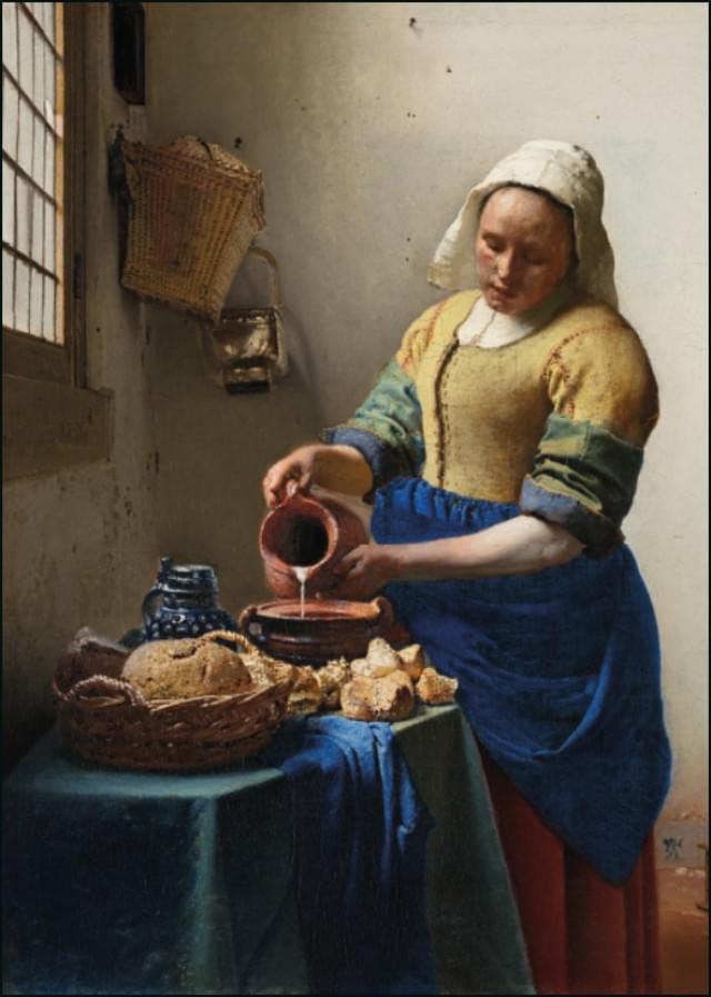 Het melkmeisje, Johannes Vermeer, Collection Rijksmuseum Amsterdam - Catch Utrecht