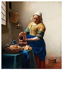 Het Melkmeisje - Johannes Vermeer postkaart - Catch Utrecht