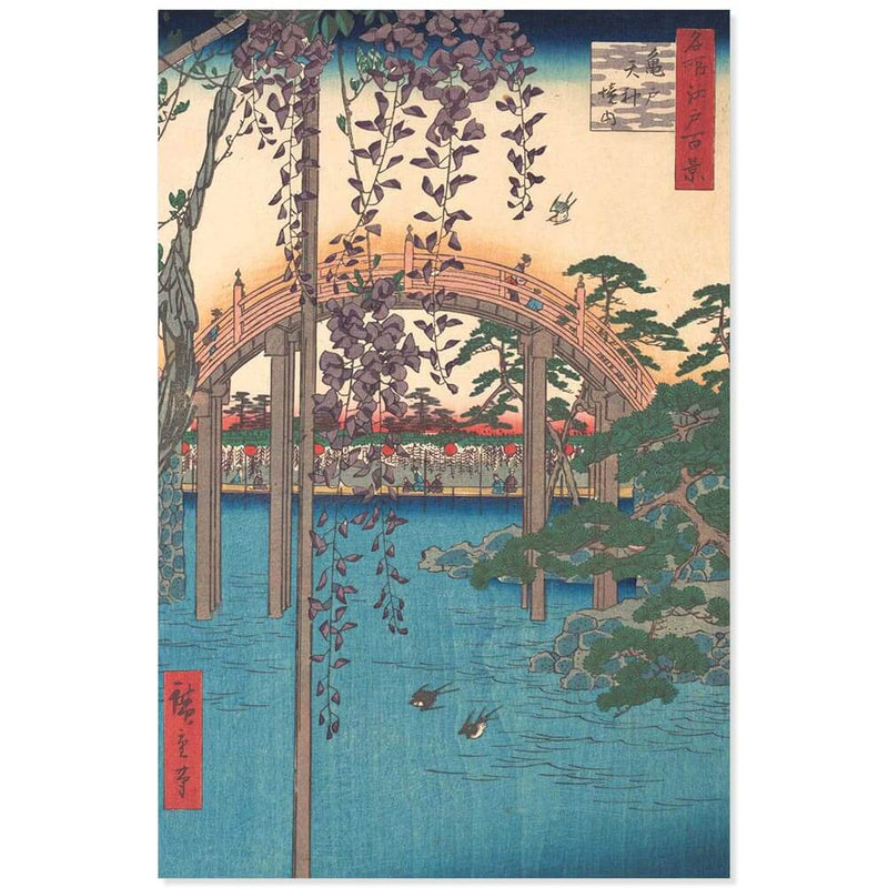 Inside Kameido Tenjin Shrine, Utagawa Hiroshige - Catch Utrecht