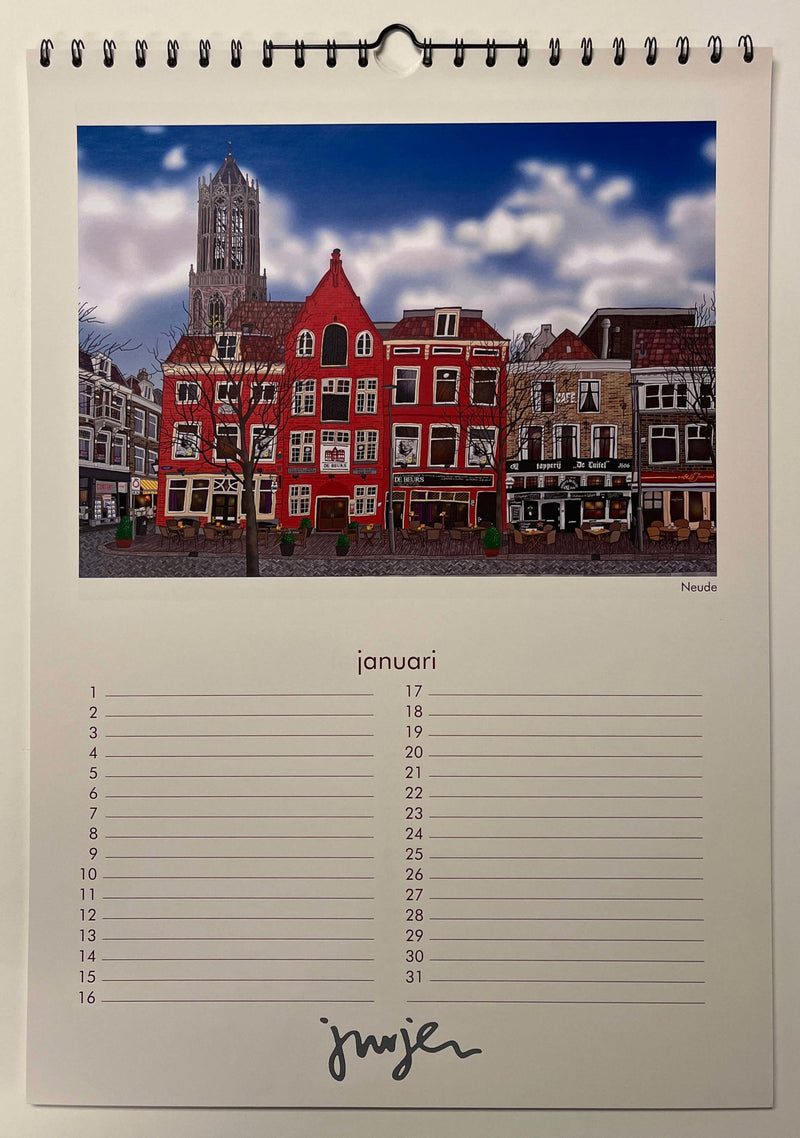 Jurjen Bertens, verjaardagskalender Utrecht (beperkte oplage) - Catch Utrecht
