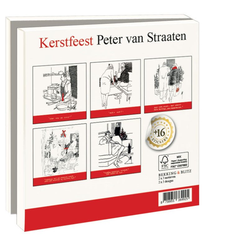 Kerstfeest, Peter van Straaten (incl. sluitstickers) - Catch Utrecht