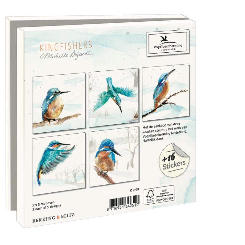 Kingfishers, Michelle Dujardin, Vogelbescherming Nederland (incl. sluitstickers) - Catch Utrecht