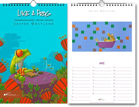 Like a Frog, Jasper Oostland, verjaardagskalender - Catch Utrecht