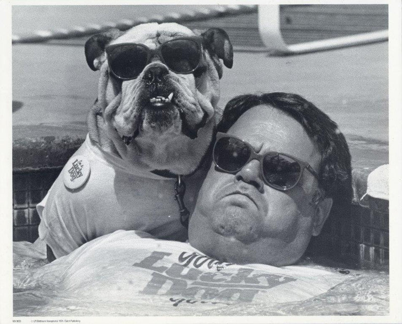 Man met Hond - Bettmann Newsphotos 1990 (mini poster) - Catch Utrecht