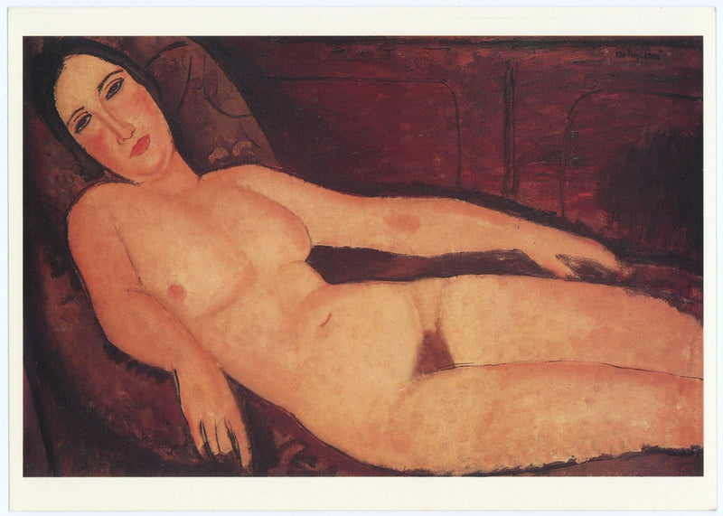 Naakt op een divan - Amedeo Modigliani postkaart - Catch Utrecht