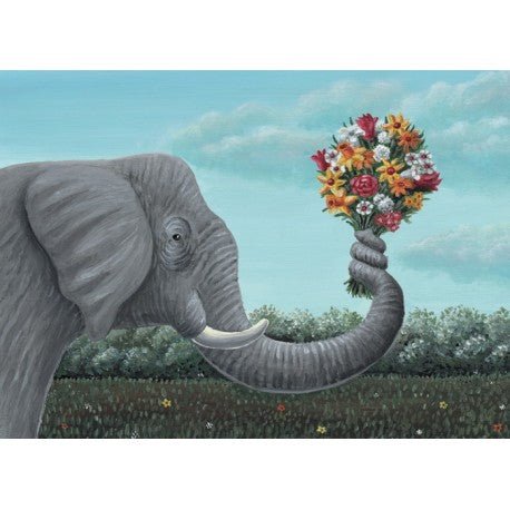 Olifant met bloemen - Catch Utrecht