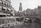 Oudegracht met tuin op de werf ca. 1935 - Catch Utrecht