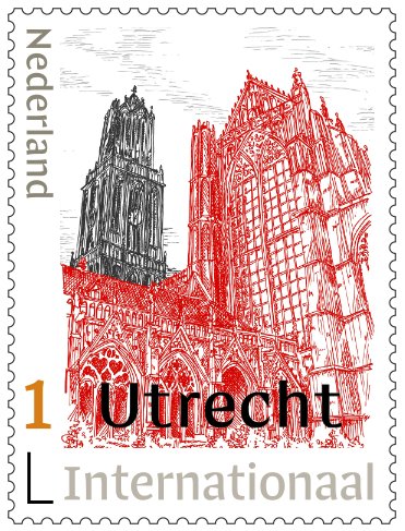 Postzegel Utrecht - Internationaal - Catch Utrecht