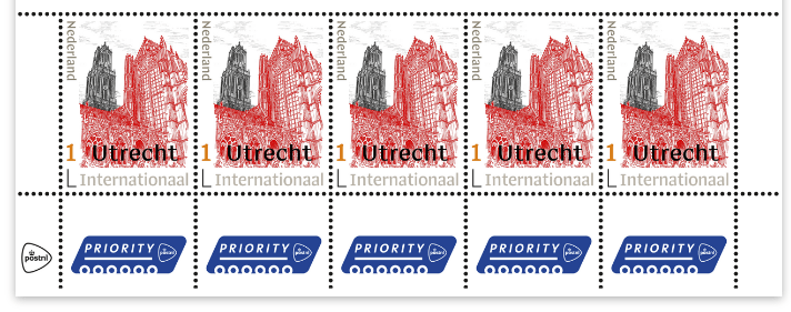 Postzegel Utrecht - Internationaal - Catch Utrecht