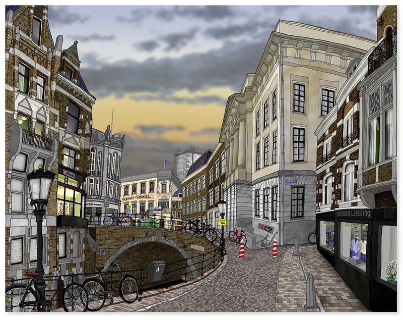 Stadhuisbrug, Utrecht (4 versies) - Catch Utrecht