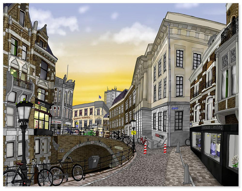 Stadhuisbrug, Utrecht (4 versies) - Catch Utrecht