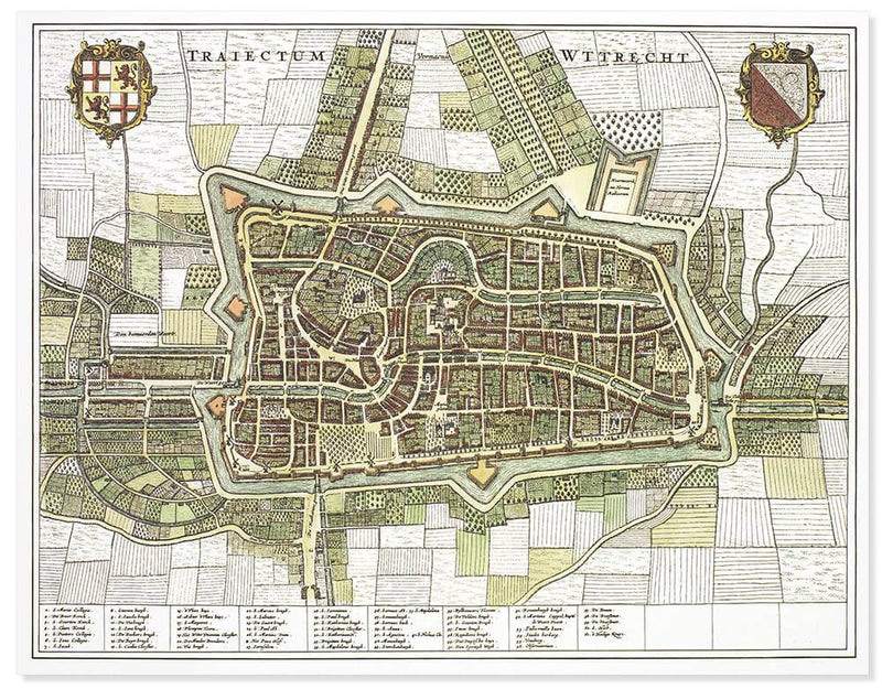 Stadsplattegrond Utrecht, Blaeu 2 - Catch Utrecht