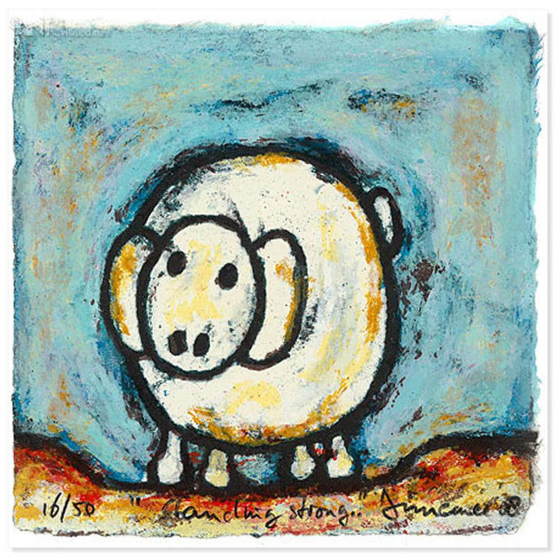 Standing strong (papier/canvas) - Catch Utrecht