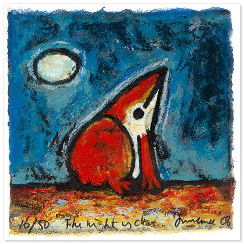 The night is clear (papier/canvas) - Catch Utrecht