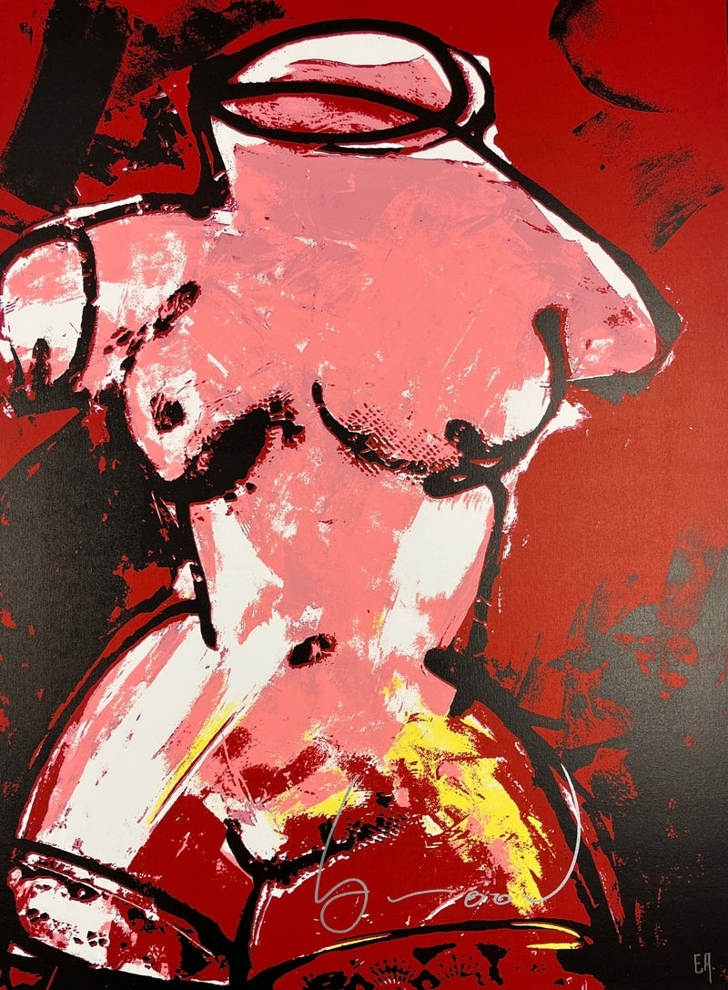 Torso, zeefdruk (op canvas) - Catch Utrecht