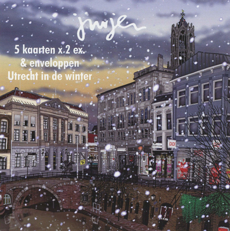 Utrecht in de winter 2 - Kaartenmapje - Catch Utrecht